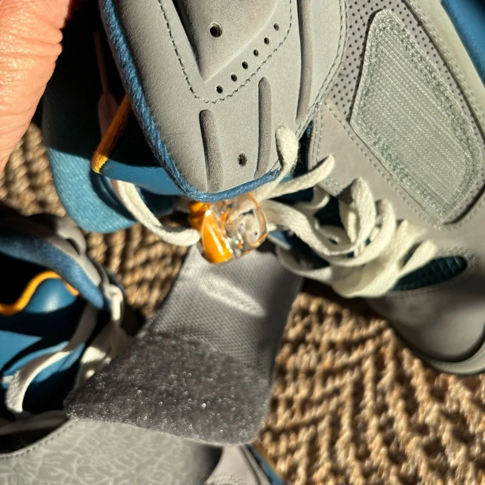 Nike Air Jordan Son of Mars Shaded Blue University Gold Basketball Shoes 9.5